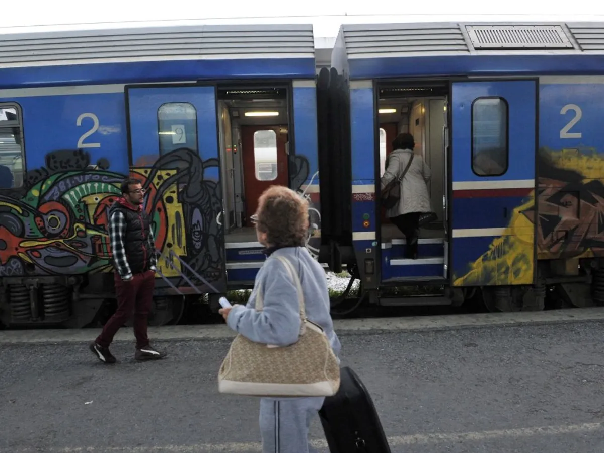 În 2014, Trainose, filiala operaţională a Căilor Ferate Elene, asigura o garnitură de tren zilnică Salonic - Skopje - Belgrad - Sofia - Foto: Profimedia Images