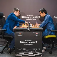 Superbet Chess Classic Romania 2021: Constantin Lupulescu îl învinge pe Anish Giri, locul 6 mondial/FOTO: Superbet Chess Classic Romania 2021