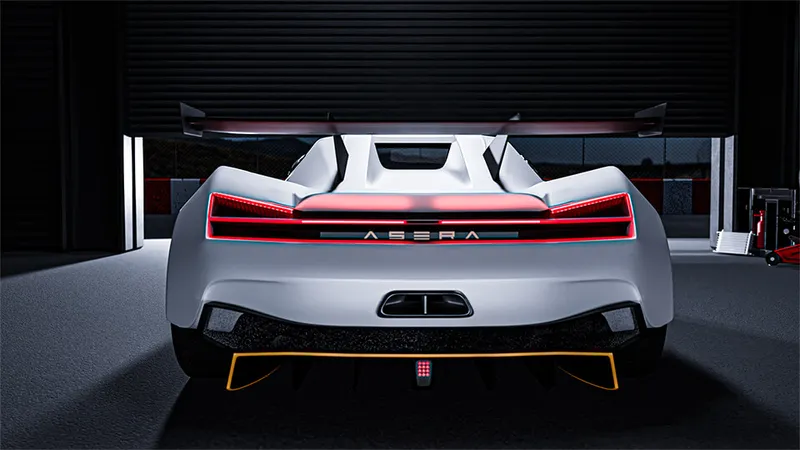 ASERA GT4 este prima mașină supersport realizată integral de o echipă românească Foto: LP: One Motor
