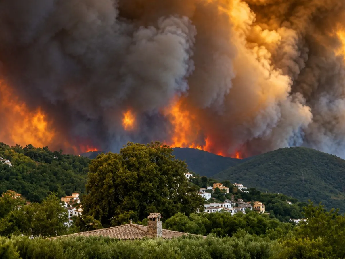 Incendii de vegetație în Franța - Foto: IGSU