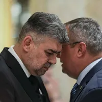 Nicolae Ciucă și Marcel Ciolacu , liderii coaliției de guvernare