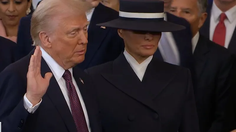 Donald Trump este al 47-lea președinte al SUA. Bogații lumii, prezenți la ceremonie - Foto: captură YouTube