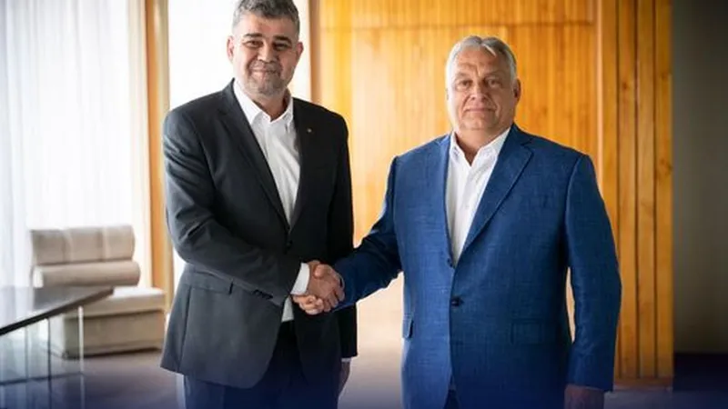 Ciolacu, prânz privat cu Viktor Orban - Foto: Facebook/Orbán Viktor