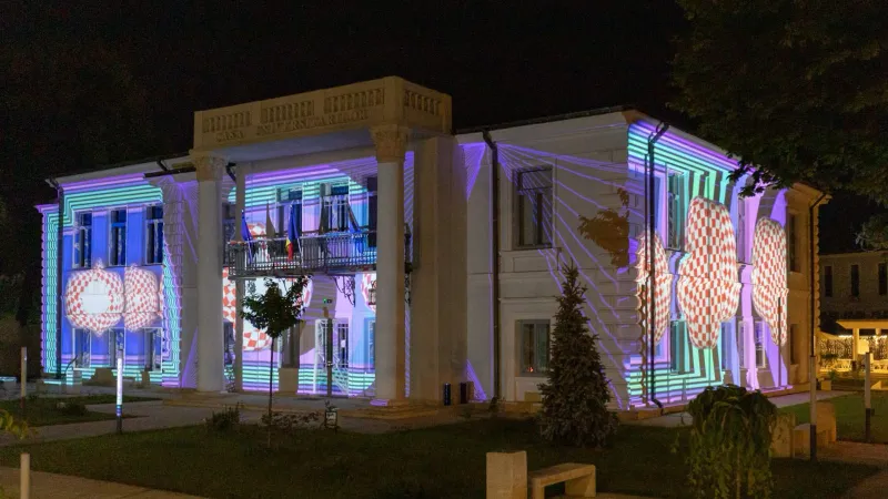 New Media District, cel mai amplu show de video mapping din țară, la Romanian Creative Week 2025 - Foto: Romanian Creative Week
