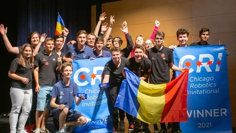 Echipa de Robotică a României a obţinut locul întâi la Campionatul Internaţional de la Chicago / news.ro