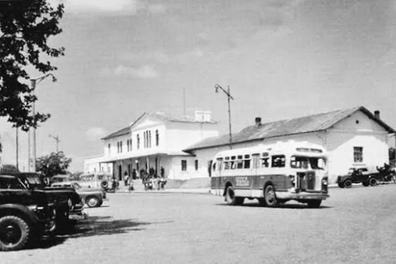 Gara Cosntanța, &icirc;n anii 1950 - Foto: Facebook