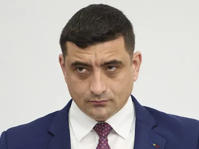 George Simion, la dezbaterea electorală organizată de CCIR - Foto: INQUAM PHOTOS/Codrin Unici