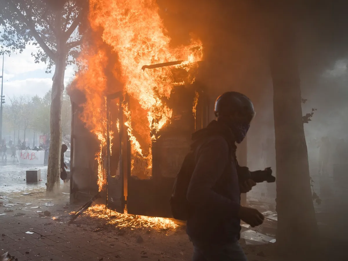 Proteste violente în Franța - Foto: Profimedia images