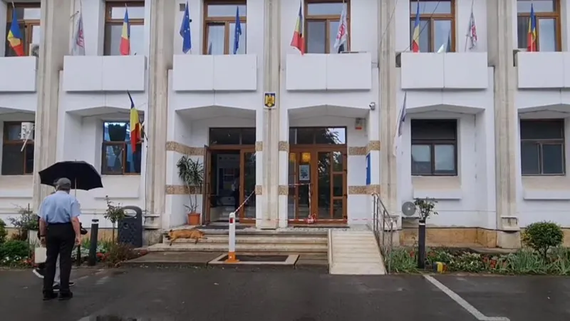 Patronul unor azile fără autorizație din Eforie a vrut să-și de a foc. S-a stropit cu benzină - Foto: dobrogea.tv