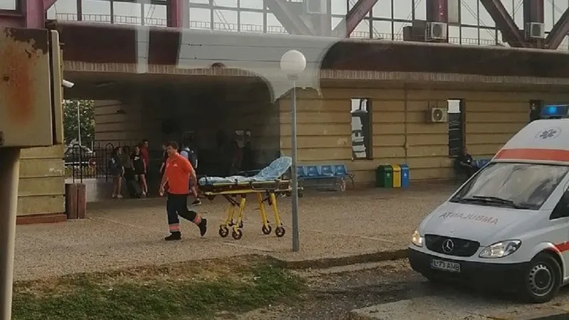 Copiii veniți din vacanță au leșinat Foto: ziarulamprenta.ro