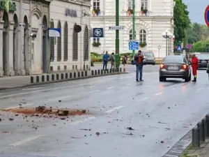 Pagube ale cutremurului din Arad - Foto: TV