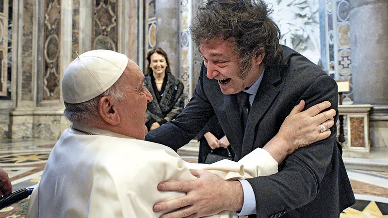 Papa Francisc se întâlnește cu președintele argentinian Javier Milei în februarie
