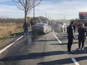 Scena accidentului făcut de Chițoiu/FOTO: g4media.ro