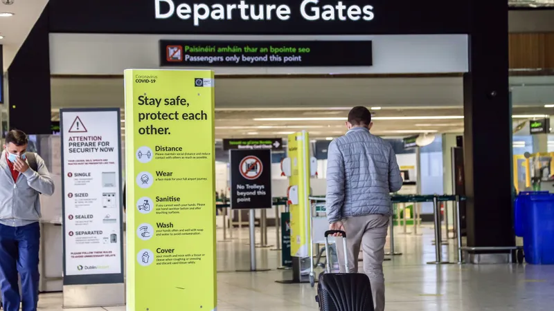 Traficul internaţional de pasageri a scăzut cu 89% în februarie, faţă februarie 2020. / Foto: dublinairport.com