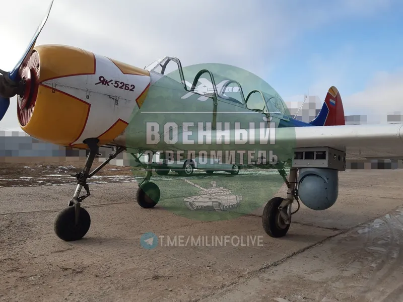 Rusia vrea să vâneze drone ale Ucrainei cu avioane din ’70. Yak-52B2 costă 50.000 € - FOTO defence-ua.com