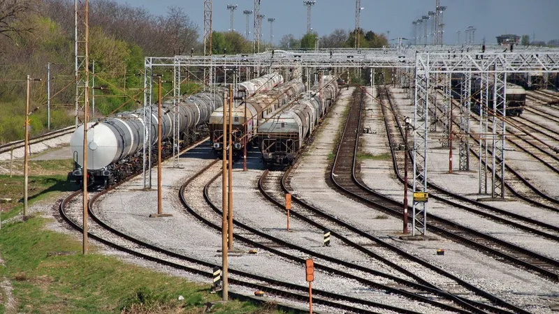 60 milioane de euro bani europeni pentru modernizarea infrastructurii feroviare din Portul Constanța - FOTO: Profimedia
