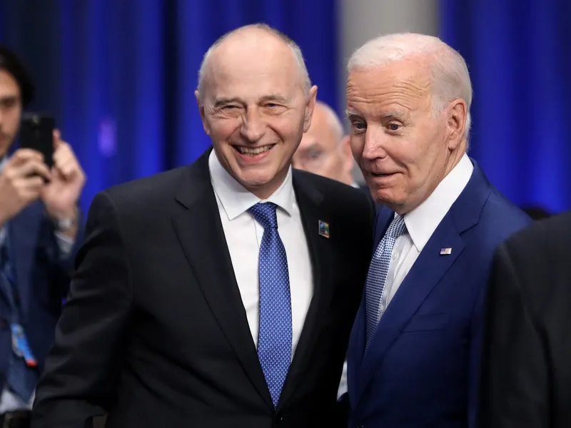 Geoană și Biden, imagine cu caracter ilustrativ - Foto: Profimedia