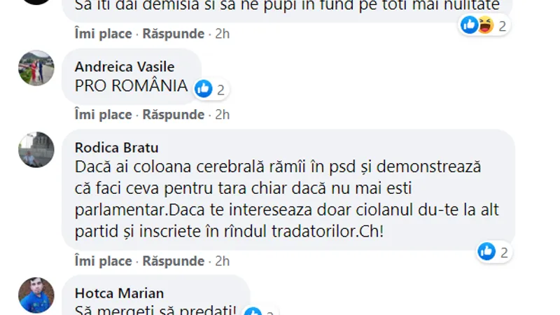 Pe pagina lui Liviu Pop, comentariile sunt împărțite Foto: Facebook Liviu Marian Pop