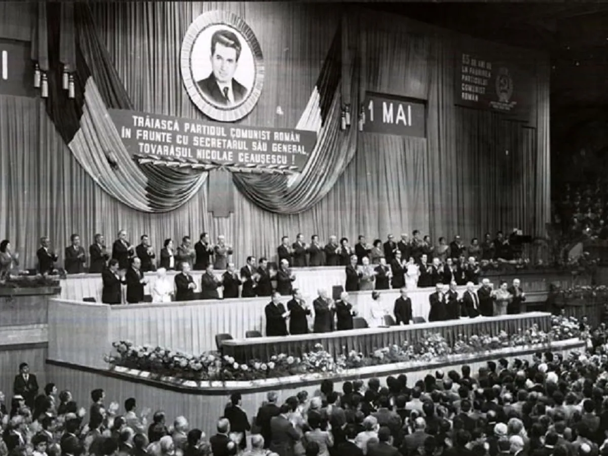 Cum a arătat ultimul 1 mai sub Nicolae Ceaușescu - Foto: Fototeca online a comunismului românesc (cu rol ilustrativ)