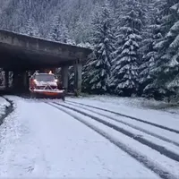 Iarna pune stăpânire pe România. Locul din țară unde a nins abundent. Stratul are deja15 cm - Foto: Facebook/ DRDP Brașov