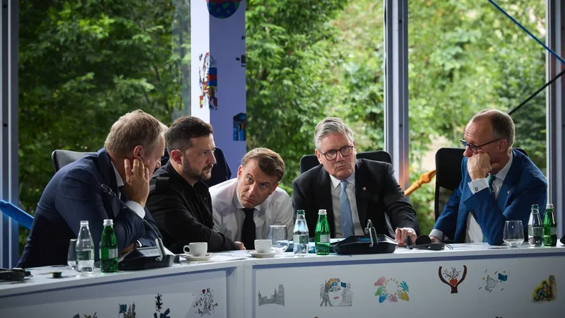 Liderii Marii Britanii, Franței, Germaniei și Ucrainei, ședință privind negocierile de pace de la Istanbul - Foto: front_ukrainian