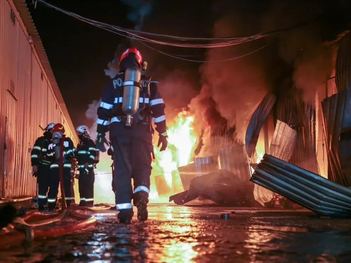 Locatarii unui bloc din Hunedoara, în pericol de moarte. Scara, inundată cu fum. Ce s-a întâmplat?