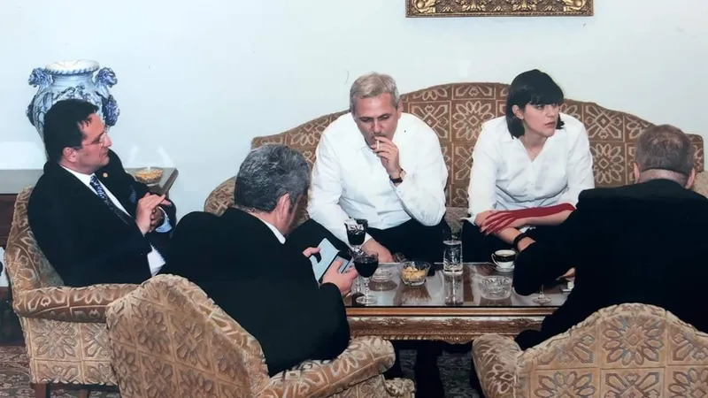 George Maior, Liviu Dragnea, Codruța Kovesi și Gabriel Oprea. Foto Victor Ponta