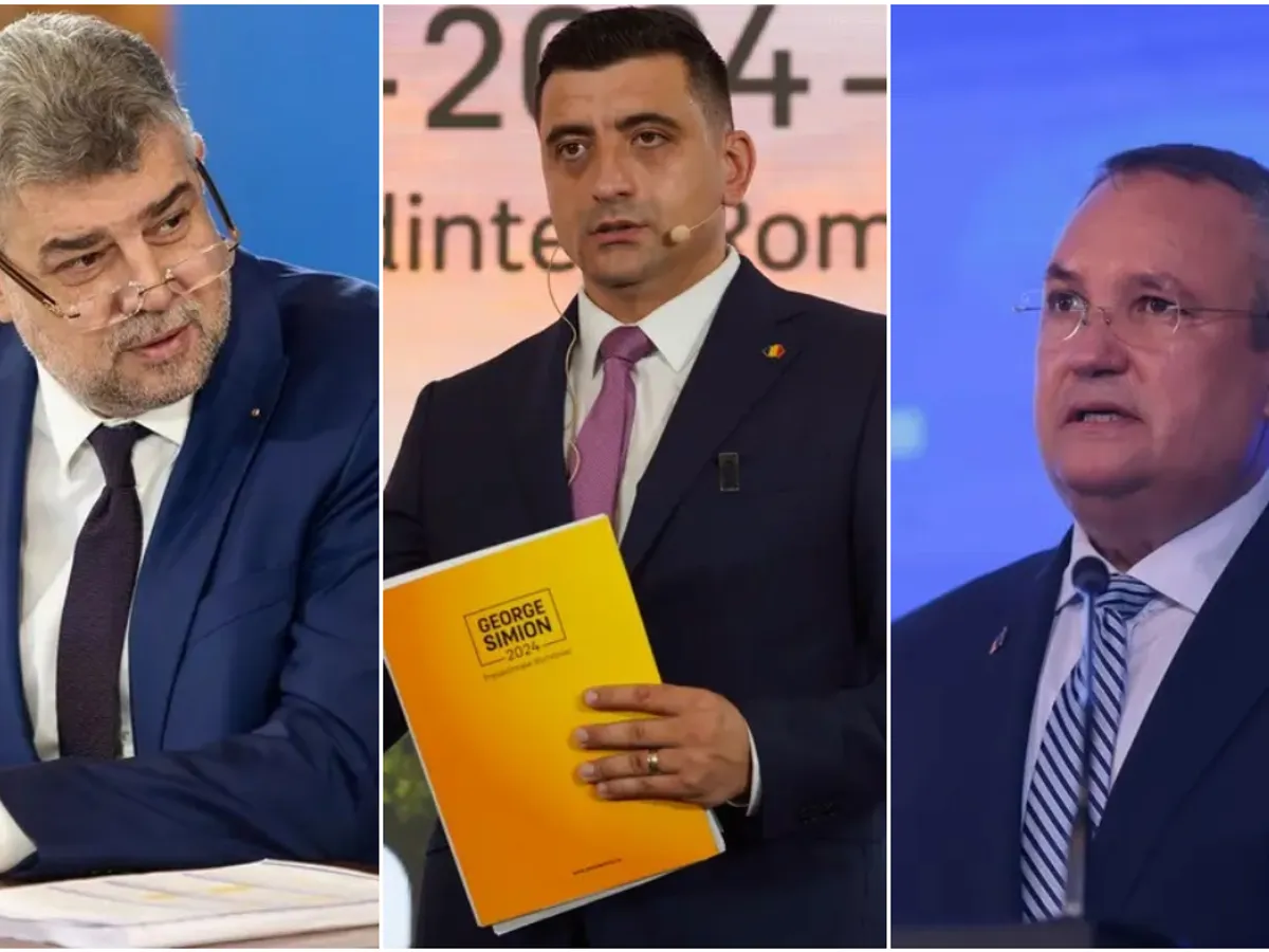 SONDAJ PSD - 33%, PNL - 22%, USR - 15%. Dezastru pentru George Simion Foto: Profimedia/Facebook/Inquam Saul Pop