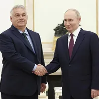 Putin şi Viktor Orban, în timpul vizitei celui de-al doilea la Moscova, pe 5 iulie 2024 - Foto: Profimedia Images (Imagine cu rol ilustrativ)