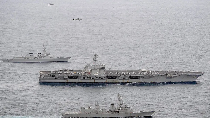 Japonia intimidează China cu o navă de 500.000.000$. Navele SUA din Pacific, dispărutei - Foto: Profimedia Images (imagine cu caracter ilustrativ)