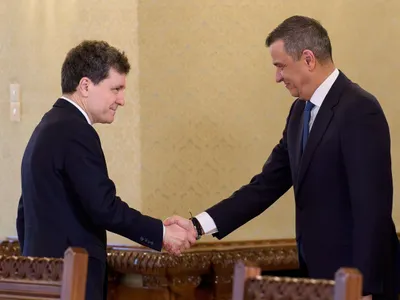 Nicușor Dan și Sorin Grindeanu - Foto: Profimedia images