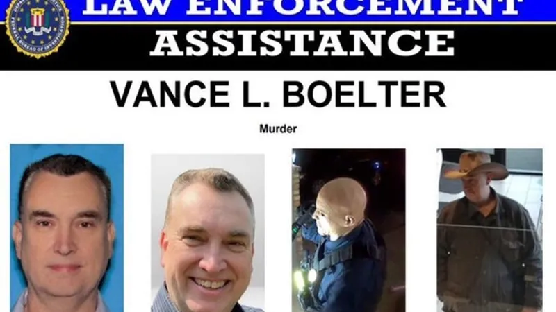 FBI a pus recompensă de 50.000 $ pe capul lui Boulter. A împușcat 2 parlamentari SUA, unul a murit - Foto: FBI