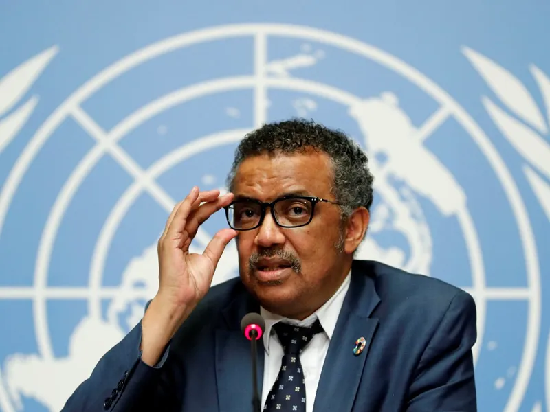 Directorul Organizației Mondiale a Sănătății, Tedros Adhanom Ghebreyesus/FOTO: Reuters