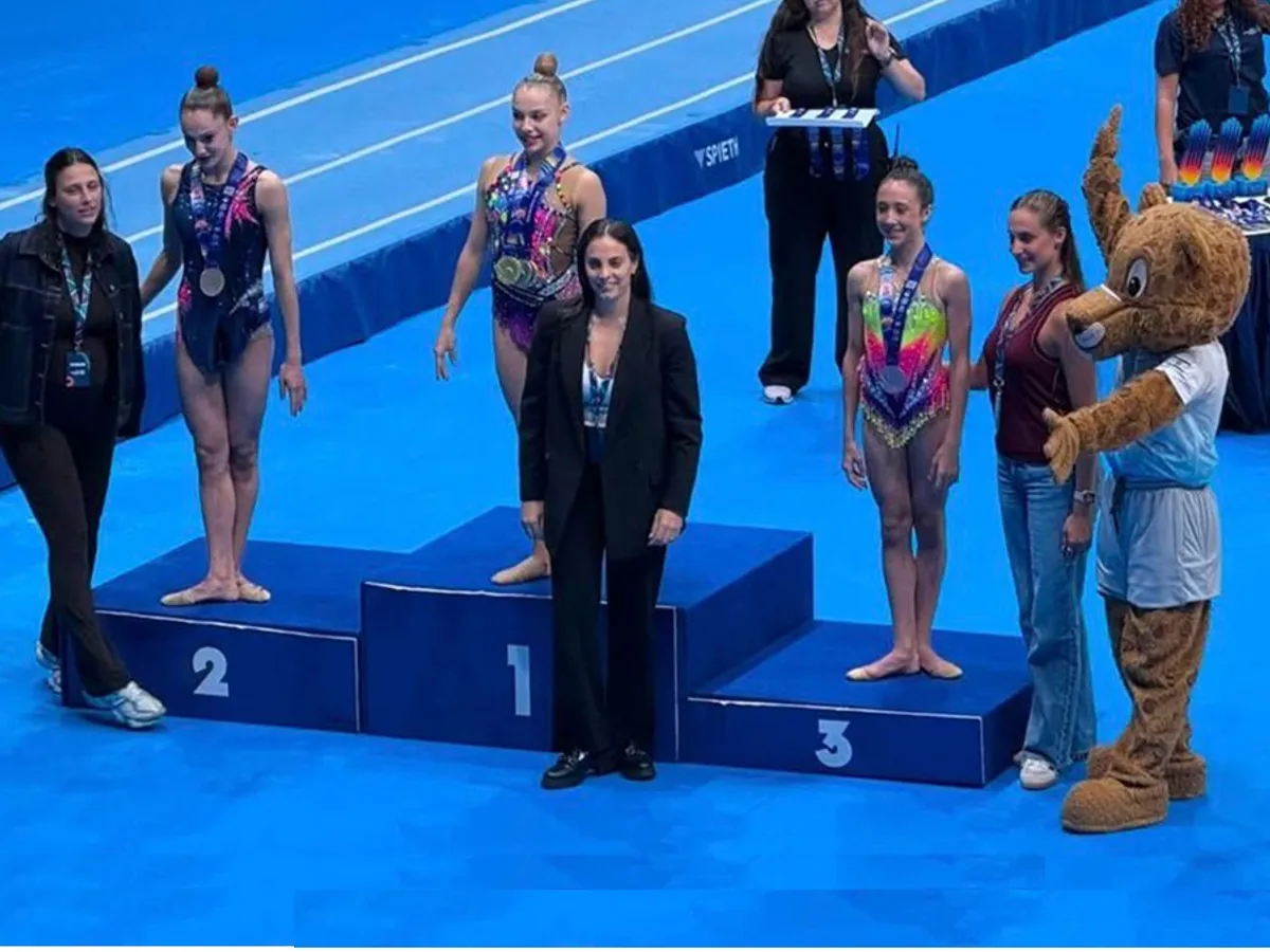 Gimnasta română Ida Waldman a câștigat medalia de bronz la Maccabiah Games 2026 Foto: NWR