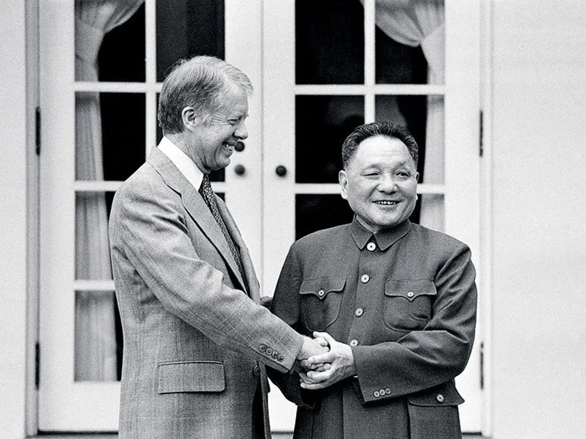 Deng cu președintele Jimmy Carter