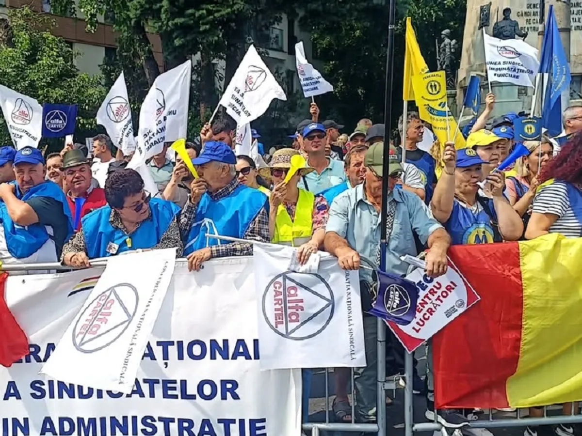 Sindicatele ies în stradă - Foto: Facebook (rol ilustrativ)