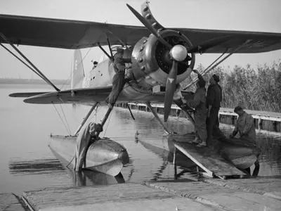 Hidroavion Heinkel He 114 - Foto: Facebook / Vocea Dobrogei