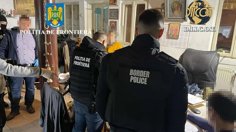 Cum treceau migranții arabi, prin România, în vestul Europei. Unii au fost la un pas de moarte Foto: Poliția de Frontieră - DIICOT