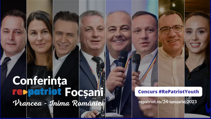 Repatriot - RBL vă invită la conferința specială RePatriot - “Vrancea Inima României” Foto: RePatriot