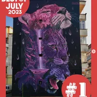Fațada unui bloc din România, cea mai frumoasă din lume. Locatarii au pus 400 lei pentru pictură Foto: instagram/streetartcities
