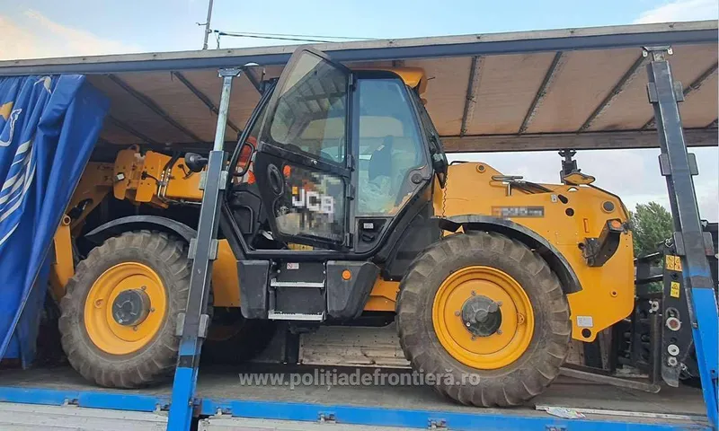 Peste 130 de autovehicule și utilaje furate au fost descoperite la frontieră în primele opt luni