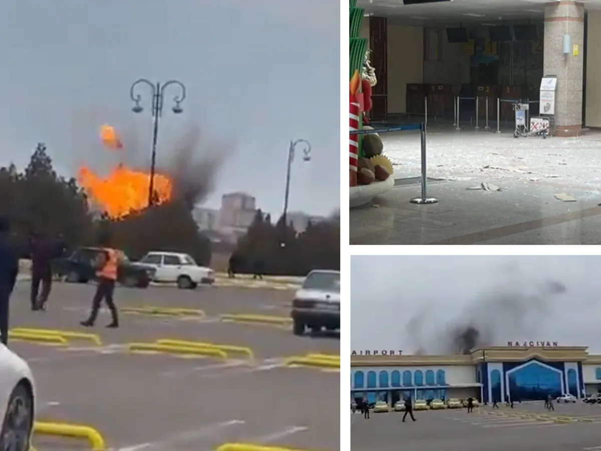 BREAKING Iranul a atacat Azerbaidjanul cu rachete și drone. Explozii la aeroportul din Nahicevan