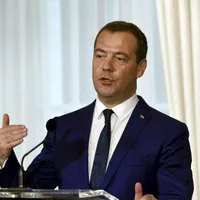 Dmitri Medvedev, fost preşedinte şi premier rus, în prezent vicepreşedinte al Consiliului de Securitate al Federaţiei Ruse- Foto: PROFIMEDIA IMAGES