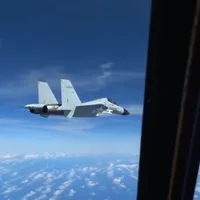 Un avion de vânătoare american și unul chinezesc aproape de coliziune/Foto: you tube