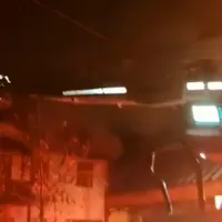 Incendiu pus intenționat la primăria din Beleți-Negrești. FOTO: Captură video