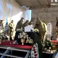 Draga Oltean Matei a fost înmormântată la Piatra Neamț. Captură TVR