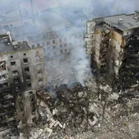 Orașul Mariupol a fost distrus de rachetele rusești în proporție de 90%/ FOTO: Teller Report