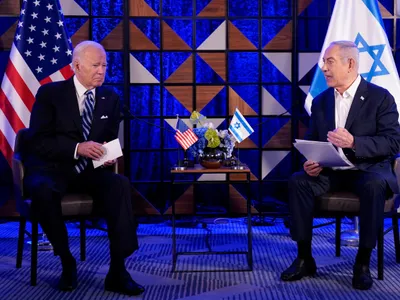 Joe Biden a ajuns în Israel - Foto: Profimedia images