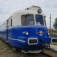 Linia București - Giurgiu, redeschisă cu un automotor Malaxa de 80 de ani. Are motor Maybach - Foto: Facebook