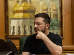Zelenski l-a invitat pe Nicuşor Dan să facă o vizită în Ucraina: „Respectăm România” - Foto: Profimedia Images